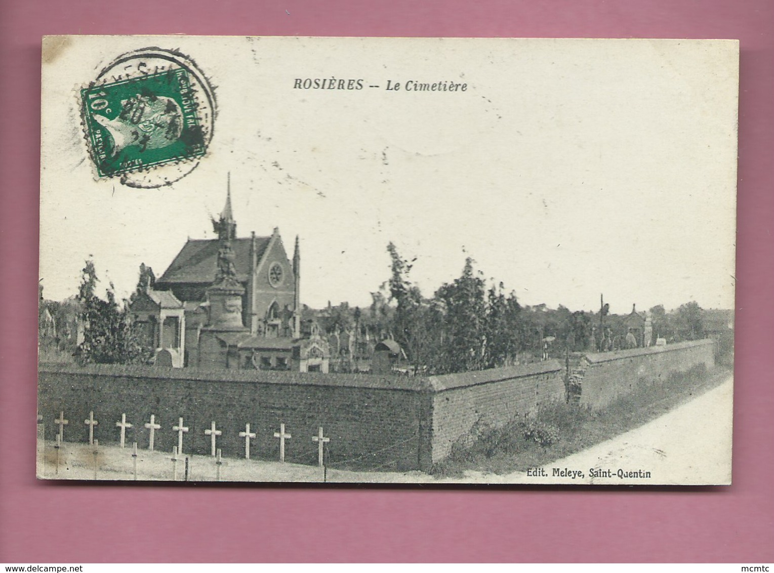 CPA - Rosières  -  Le Cimetière - Rosieres En Santerre