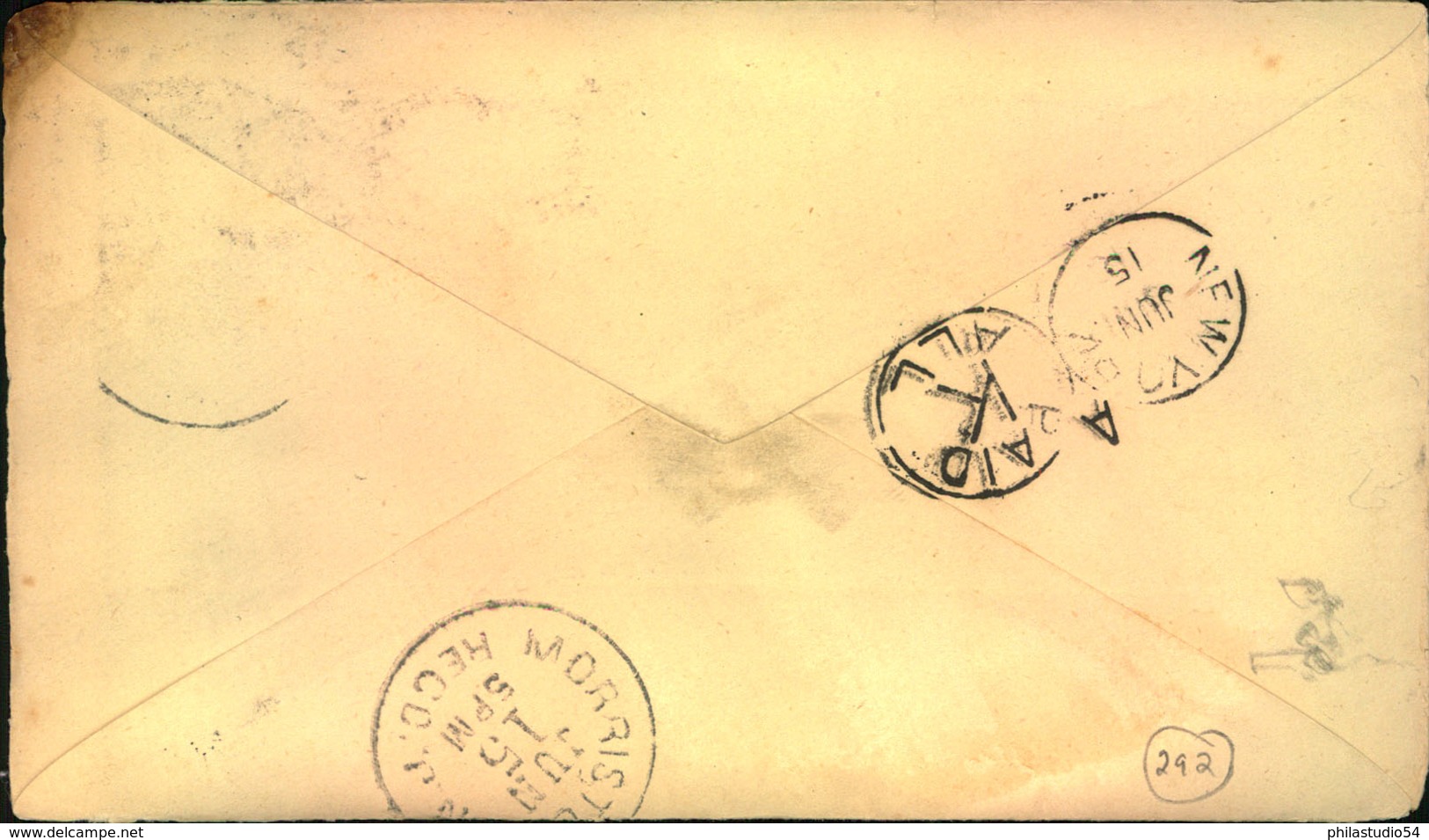 1883, Letter With Content From CAMBRIDGE To New York Franked 2 1/2 D Plate No. 23 - Non Classés