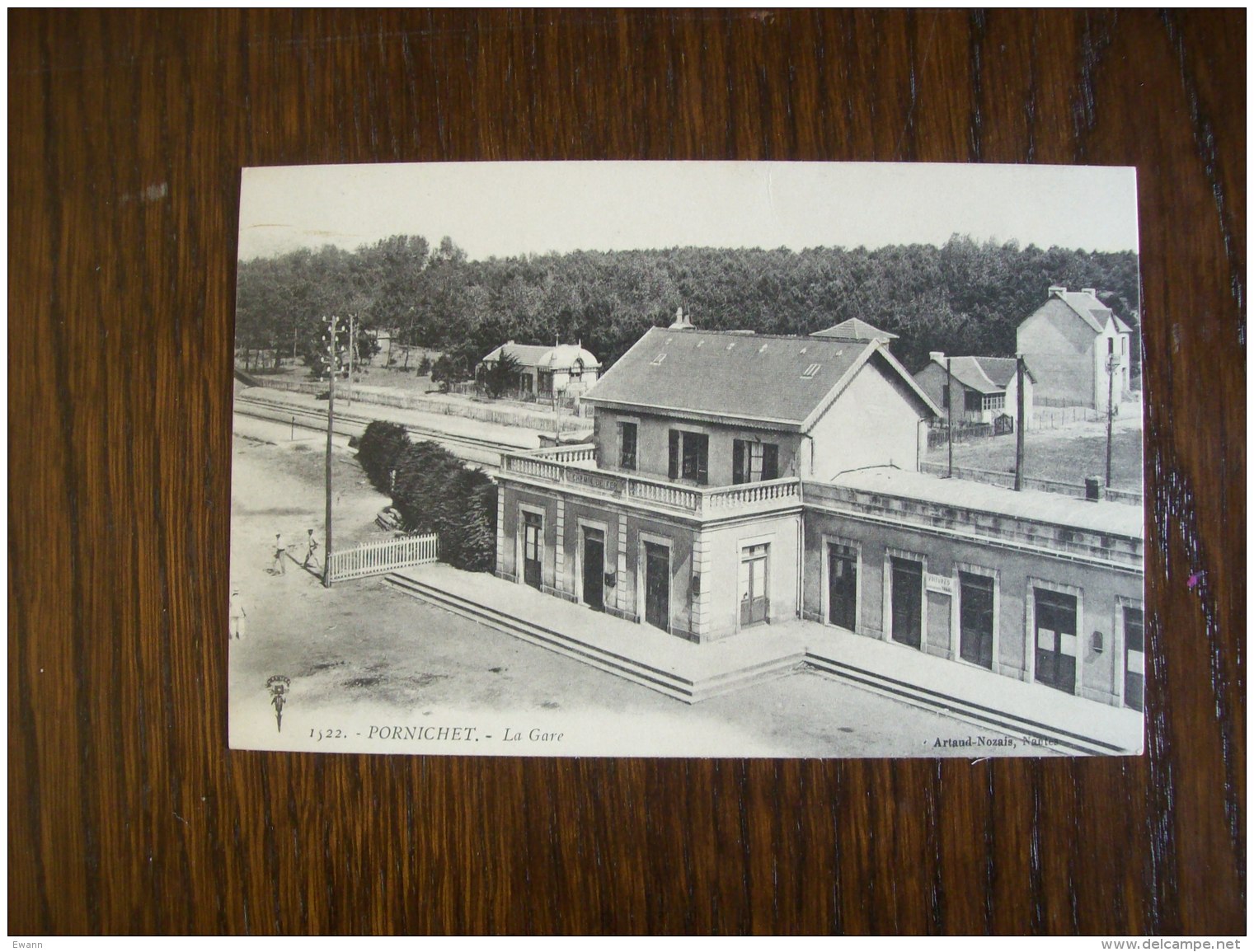 Carte Postale Ancienne De Pornichet: La Gare - Pornichet