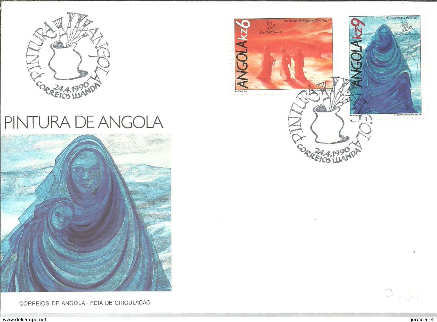 FDC 1990 - Angola