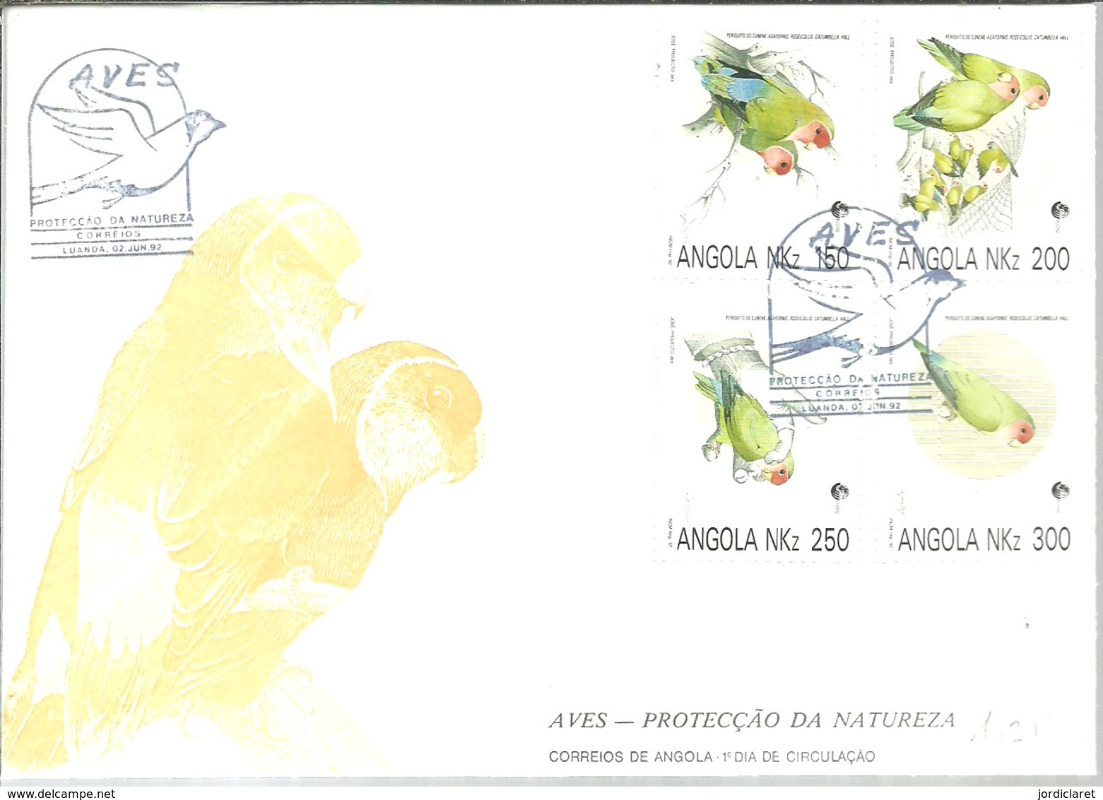 FDC 1992 - Angola