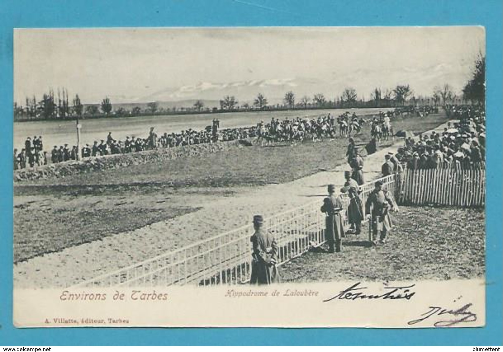 CPA Sport Hippique Course Hippodrome De LALOUBERE Environs De TARBES 65 - Otros & Sin Clasificación