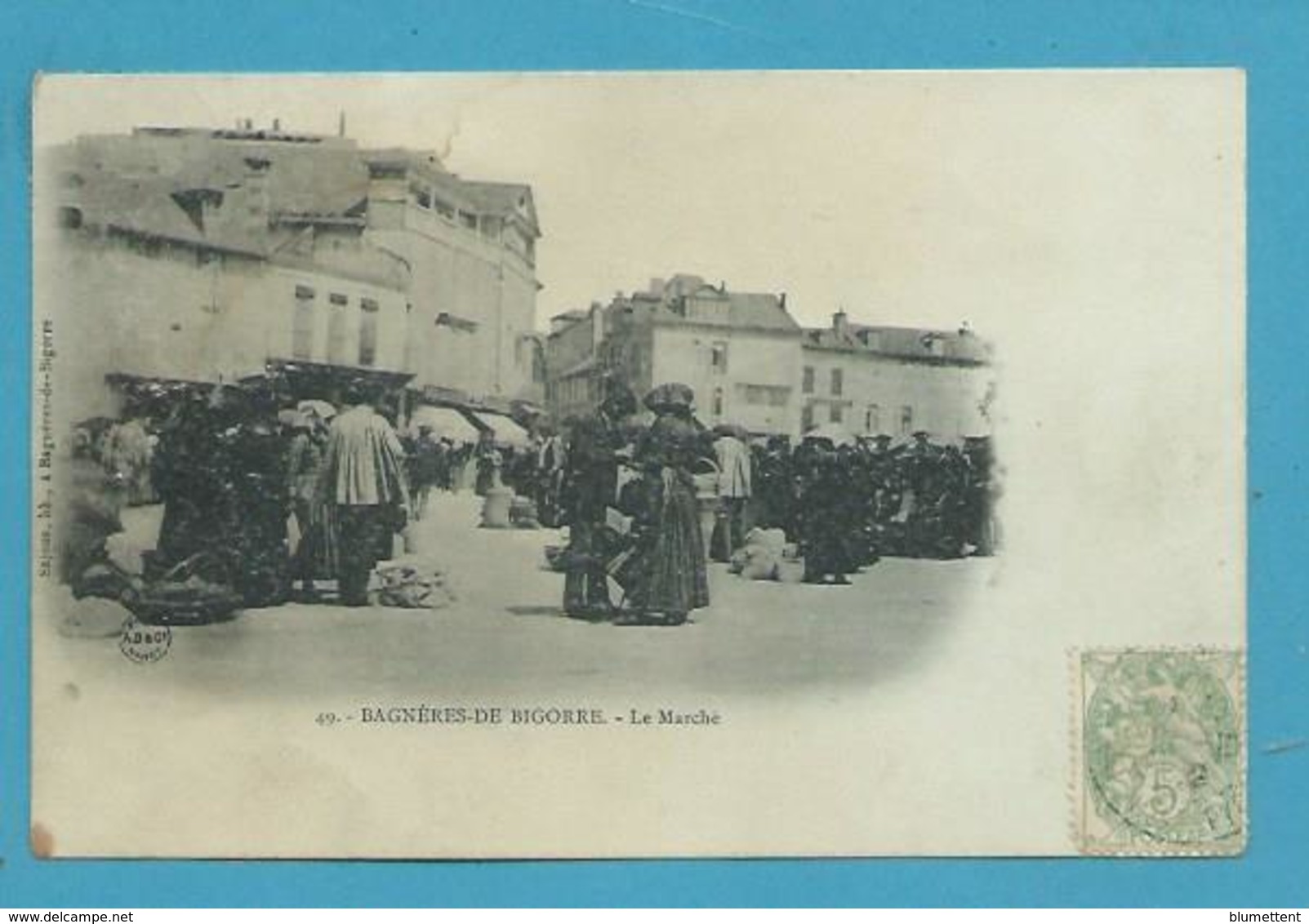 CPA Métier Marchands Amblants Le Marché BAGNERES-DE-BIGORRE 65 - Bagneres De Bigorre