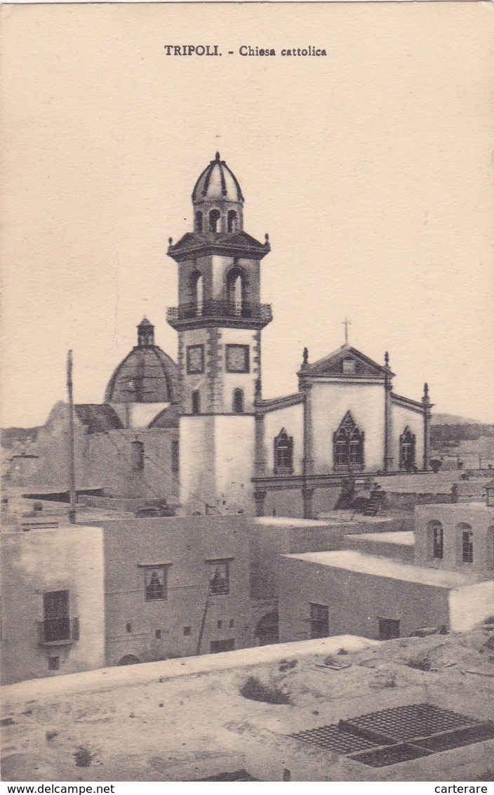 AFRIQUE,africa,LIBYE,LIBYA,chiesa Cattolica,église Catholique En 1900,catholic Church,barbarie,endroit Saint - Libye