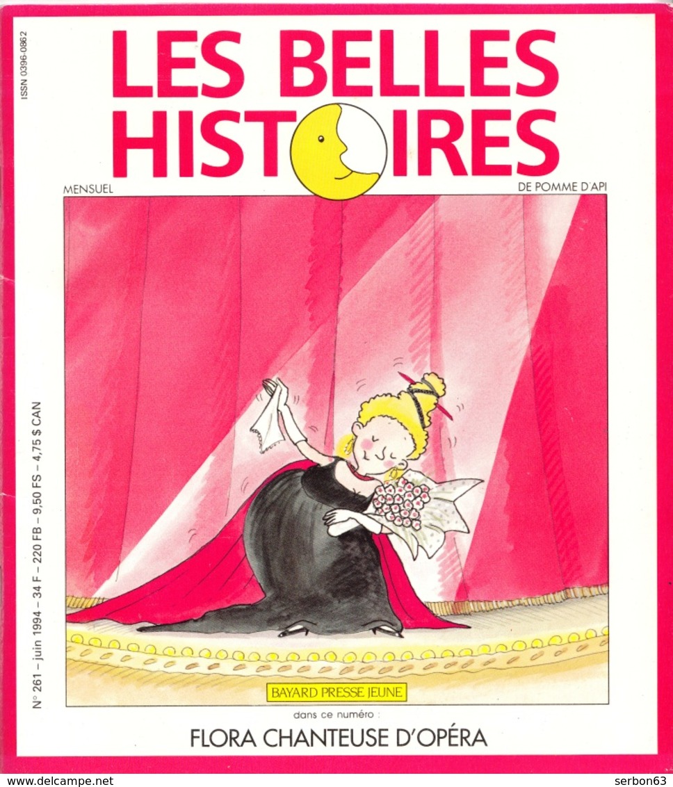 LES BELLES HISTOIRES DE POMME D'API N° 261 DE 1994 LIVRE POUR ENFANTS DES 3 ANS ILLUSTRE COULEUR 48 PAGES -SITE Serbon6 - Bayard