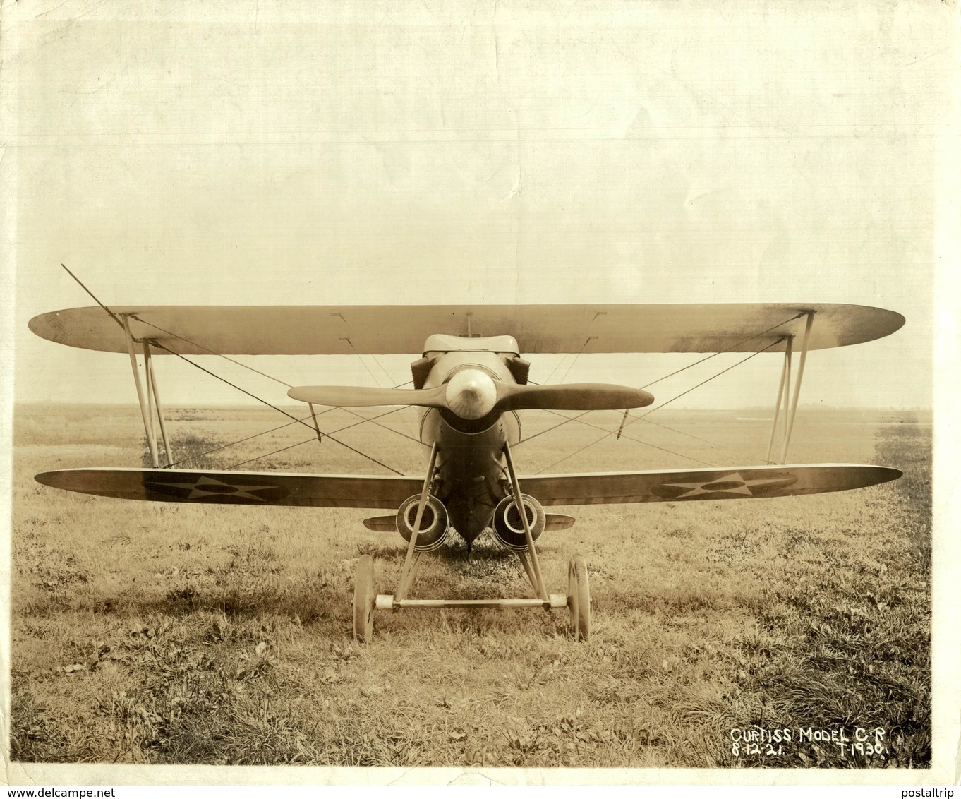 1921 MODEL C R CURTISS    25 * 20 CM Aviation, AIRPLAIN, AVION AIRCRAFT - Aviación