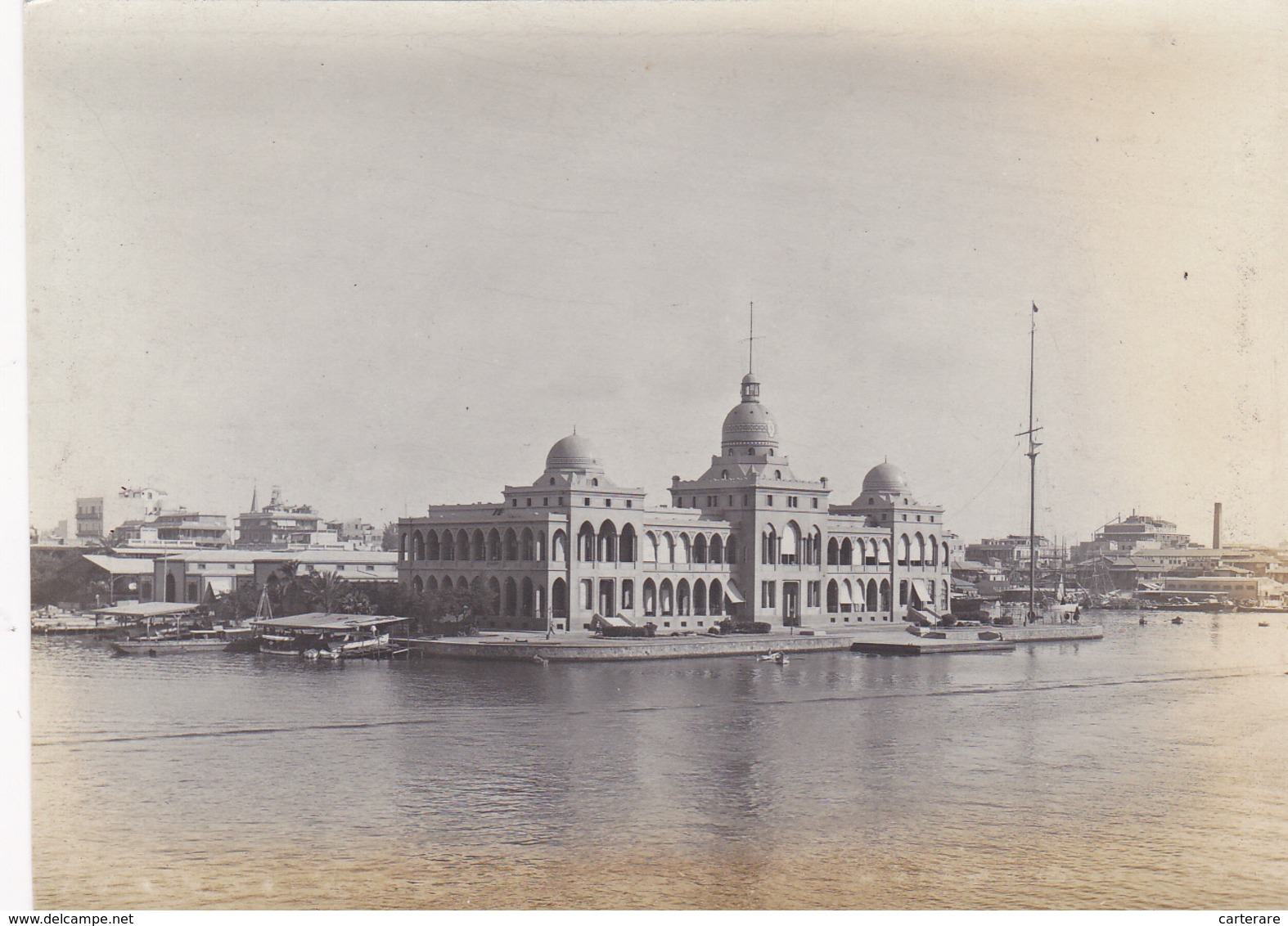 EGYPTE,EGYPT,PORT SAID,EN 1900,BORSA'ID,PRES CANAL SUEZ,VILLE FONDEE PAR SAID PACHA,PHOTO ANCIENNE - Places