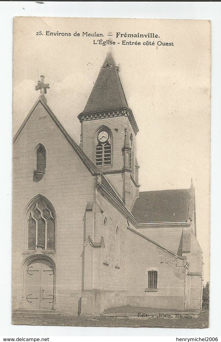 78 Melan Env .frémainville église Coté Ouest - Meulan