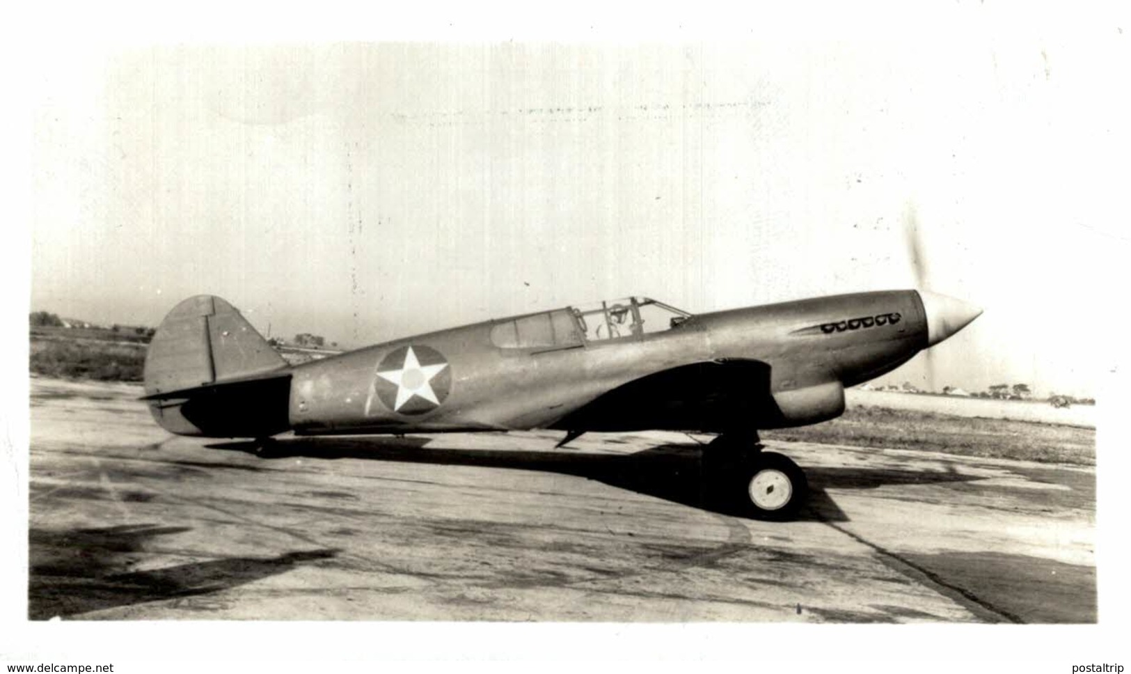 CURTISS  1945 XP 60    11.5 * 7 CM Aviation, AIRPLAIN, AVION AIRCRAFT - Aviación