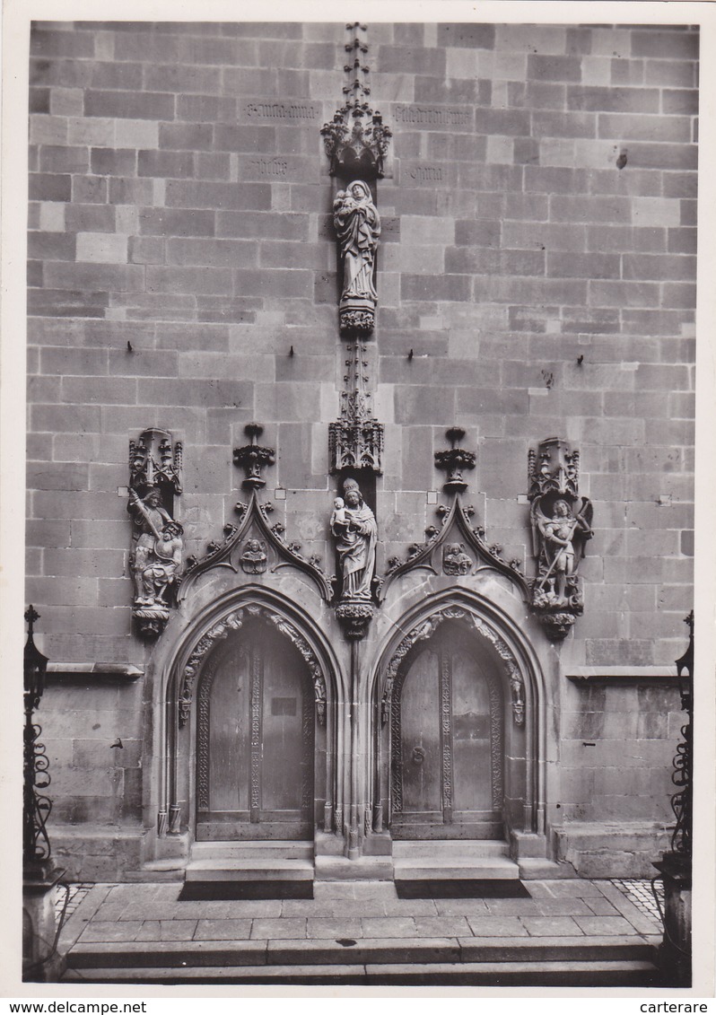 SUISSE,HELVETIA,SWISS,SWITZERLAND,SVIZZERA,SCHWEIZ ,ZOUG,ZUG,EGLISE,KIRCHE SAINT OSWALD,KATHOLISCHE,GOTHIQUE,PORTAL,PO - Zug