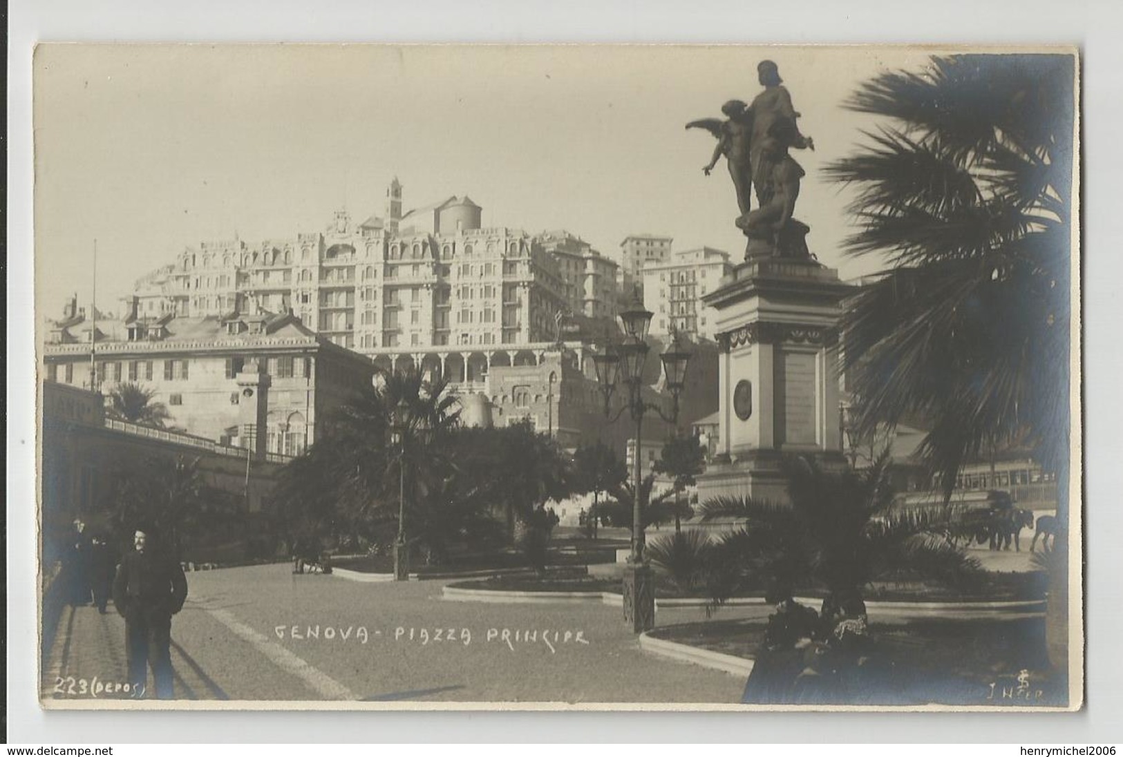 Italie Italy Italia  Genova Carte Photo Piazza Principe - Genova (Genoa)