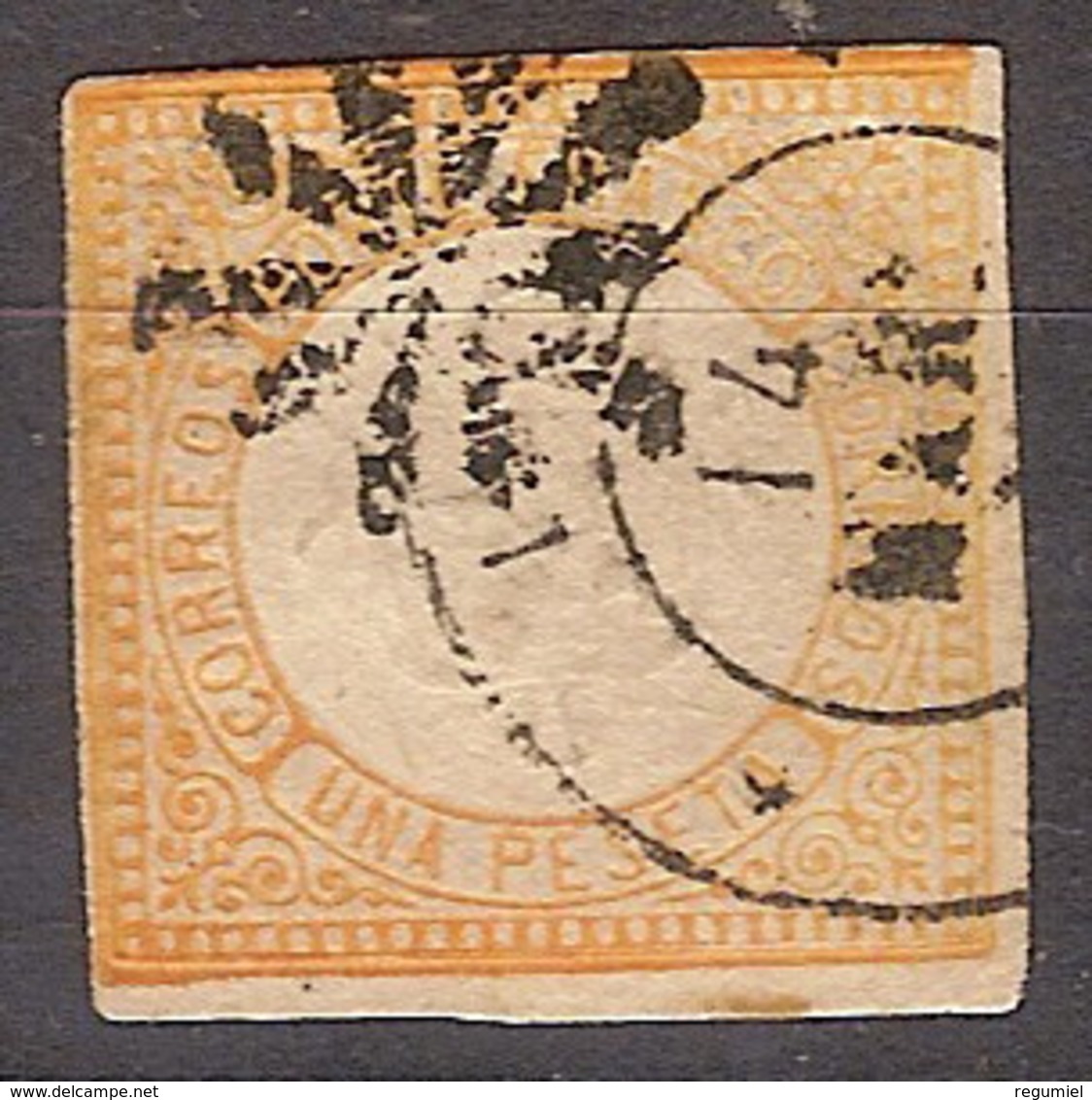 Peru U 0009 (o) Usado. 1862 - Peru