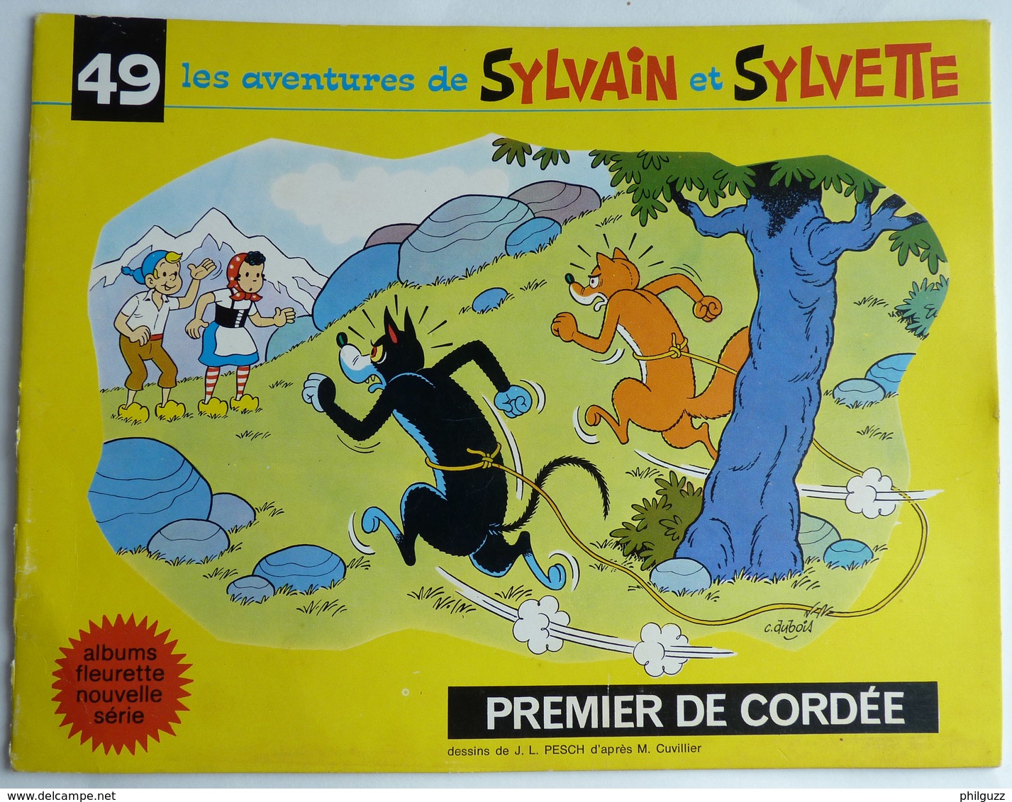 BD LES AVENTURES DE SYLVAIN SYLVETTE - ALBUMS  N° 49 1972  Enfantina - Sylvain Et Sylvette