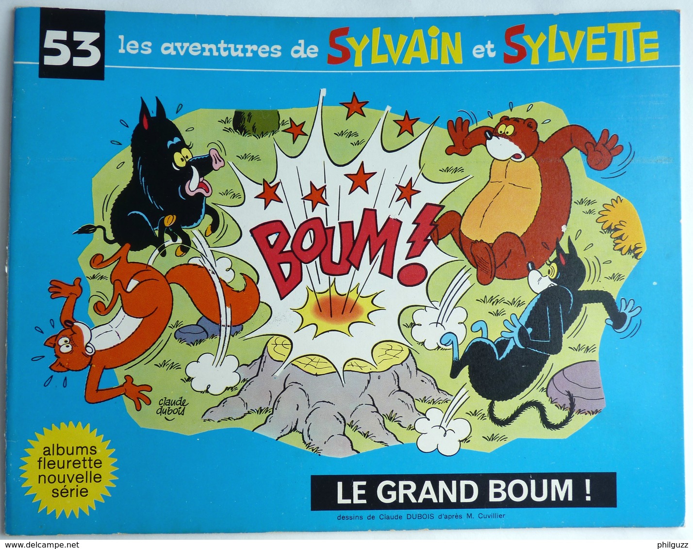 LES AVENTURES DE SYLVAIN SYLVETTE - ALBUMS  N° 53 1972  Enfantina - Sylvain Et Sylvette