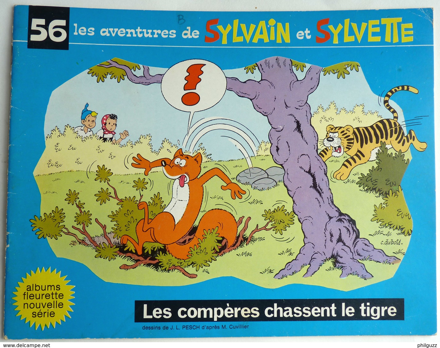 LES AVENTURES DE SYLVAIN SYLVETTE - ALBUMS  N°56 1973  Enfantina - Sylvain Et Sylvette