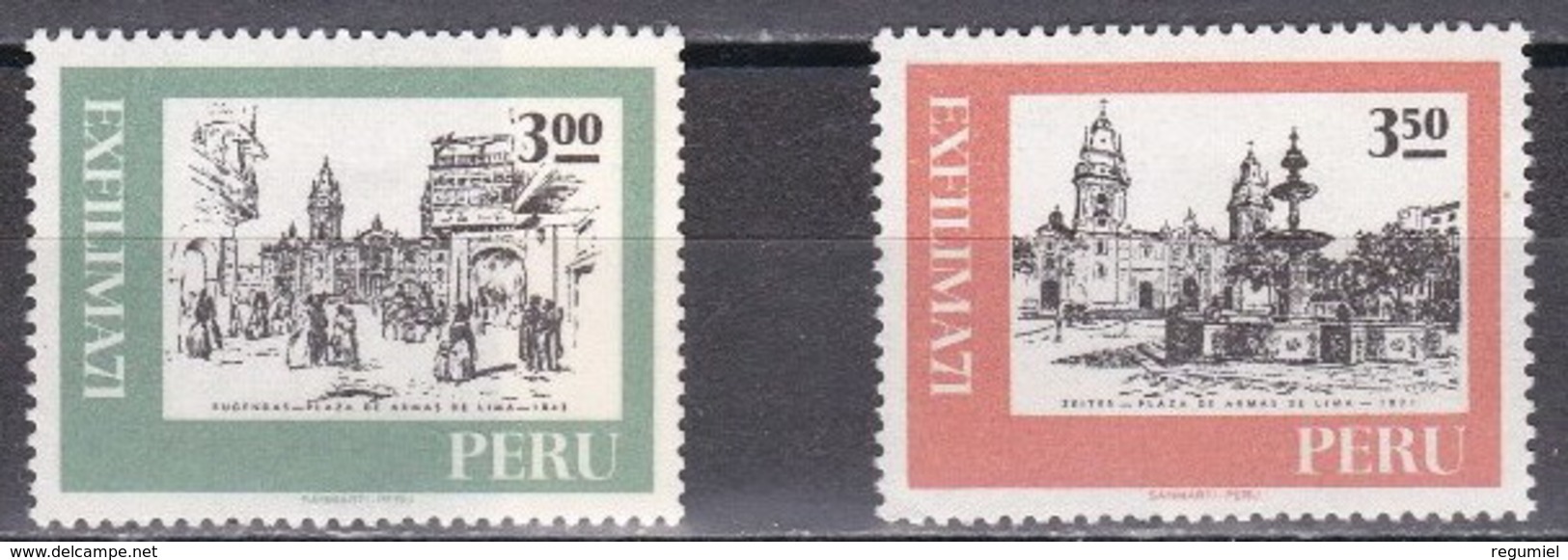 Peru  544/545 ** MNH. 1971 - Peru