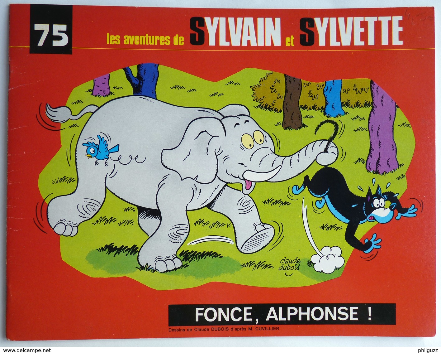 BD LES AVENTURES DE SYLVAIN SYLVETTE - ALBUMS  N° 75 1975  Enfantina - Sylvain Et Sylvette