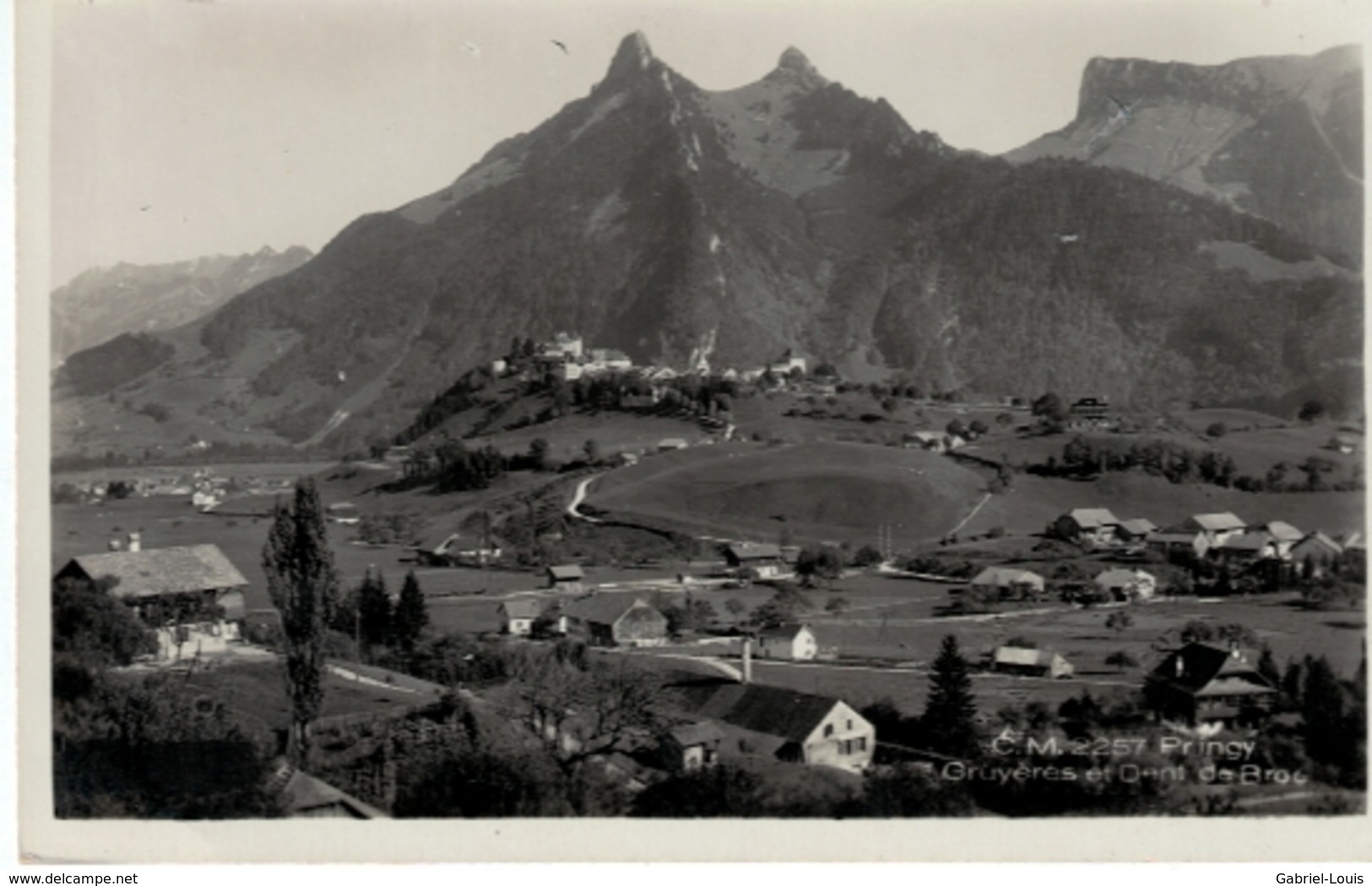 Pringy - Gruyères Et Dent De Broc - Non Circulé - Broc