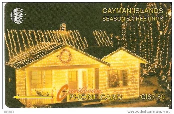 TARJETA DE CAYMAN ISLANDS DE NAVIDAD-CHRISTMAS 7CCIA - Iles Cayman