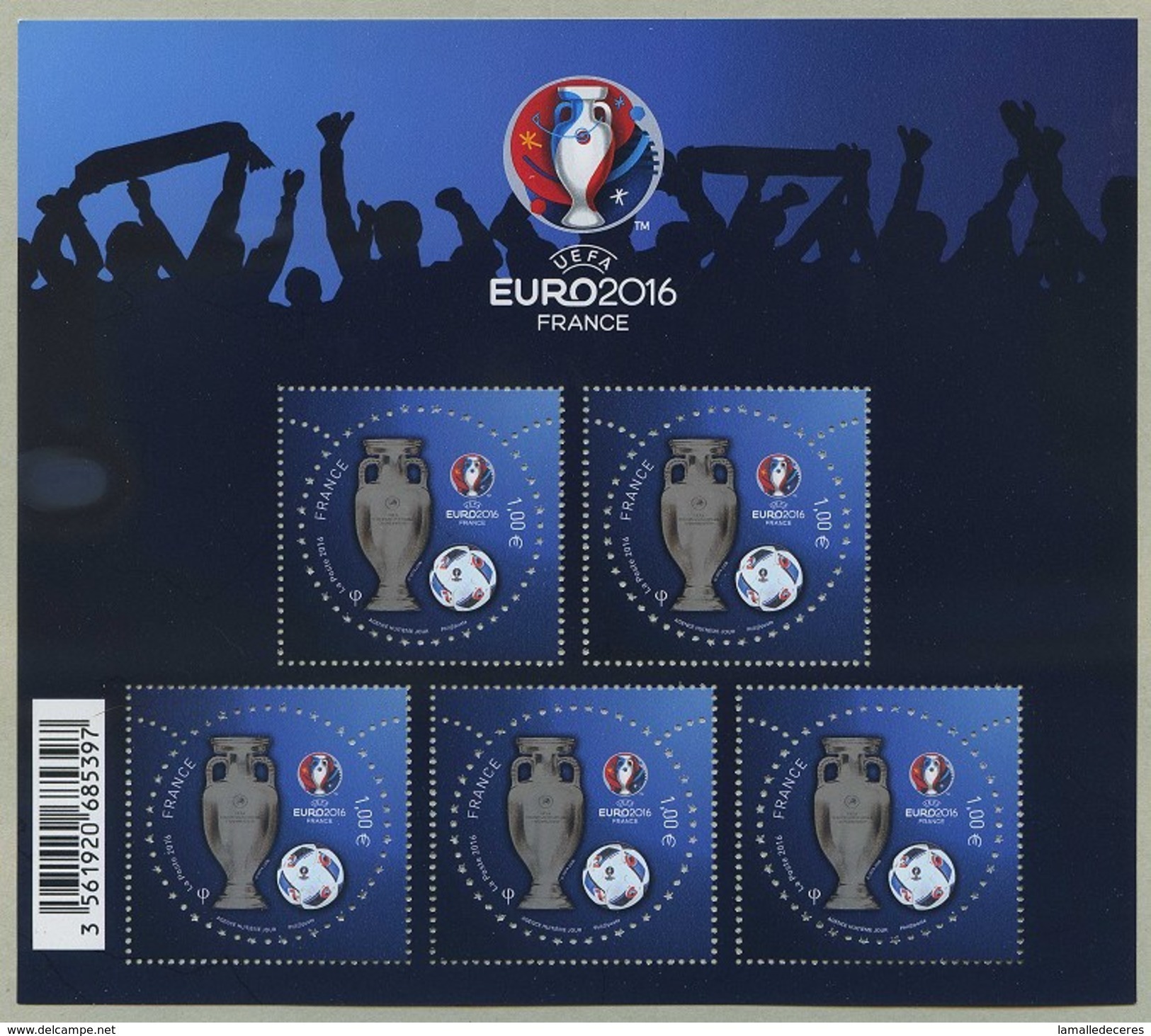 BLOC FEUILLET UEFA 2016 / BF 137 NEUF ** / RARE - Neufs