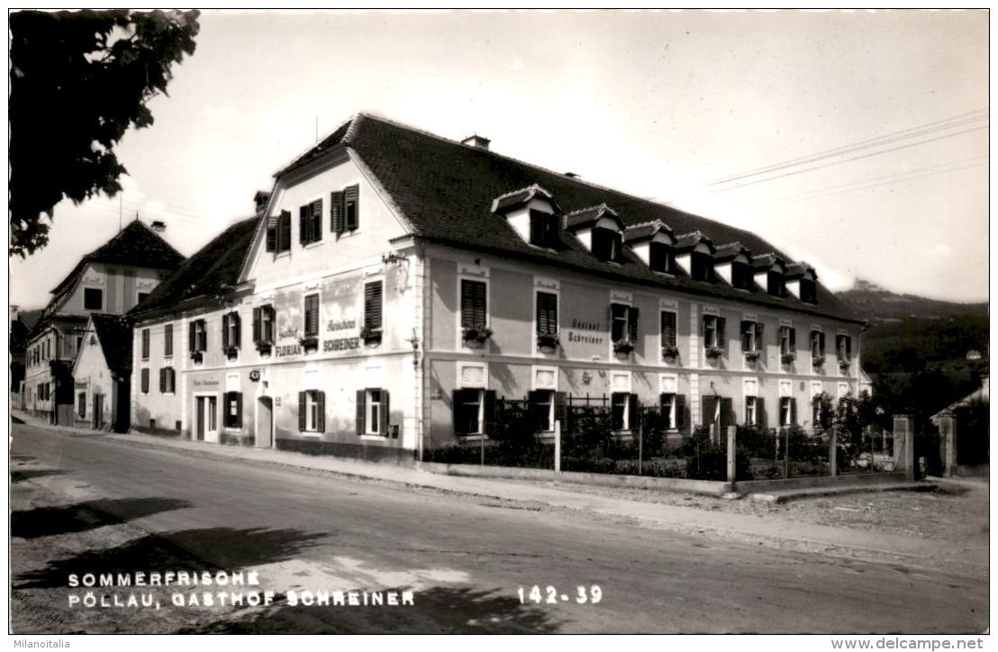 Sommerfrische Pöllau, Gasthof Schreiner (142-39) * Juni 1961 - Pöllau