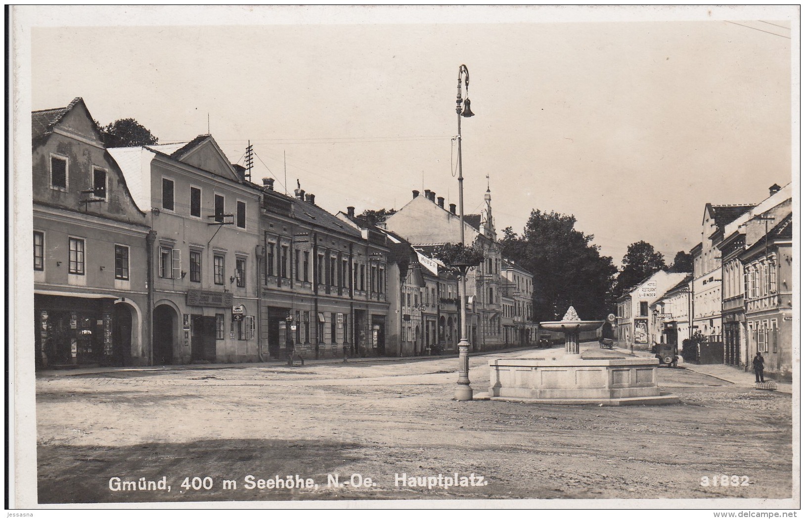 AK - GMÜND - Partie Am Hauptplatz 1950 - Gmünd