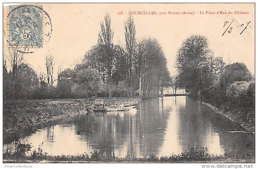 Courcelles     02             La Pièce D'eau Du Château                   ( Voir Scan) - Sonstige & Ohne Zuordnung