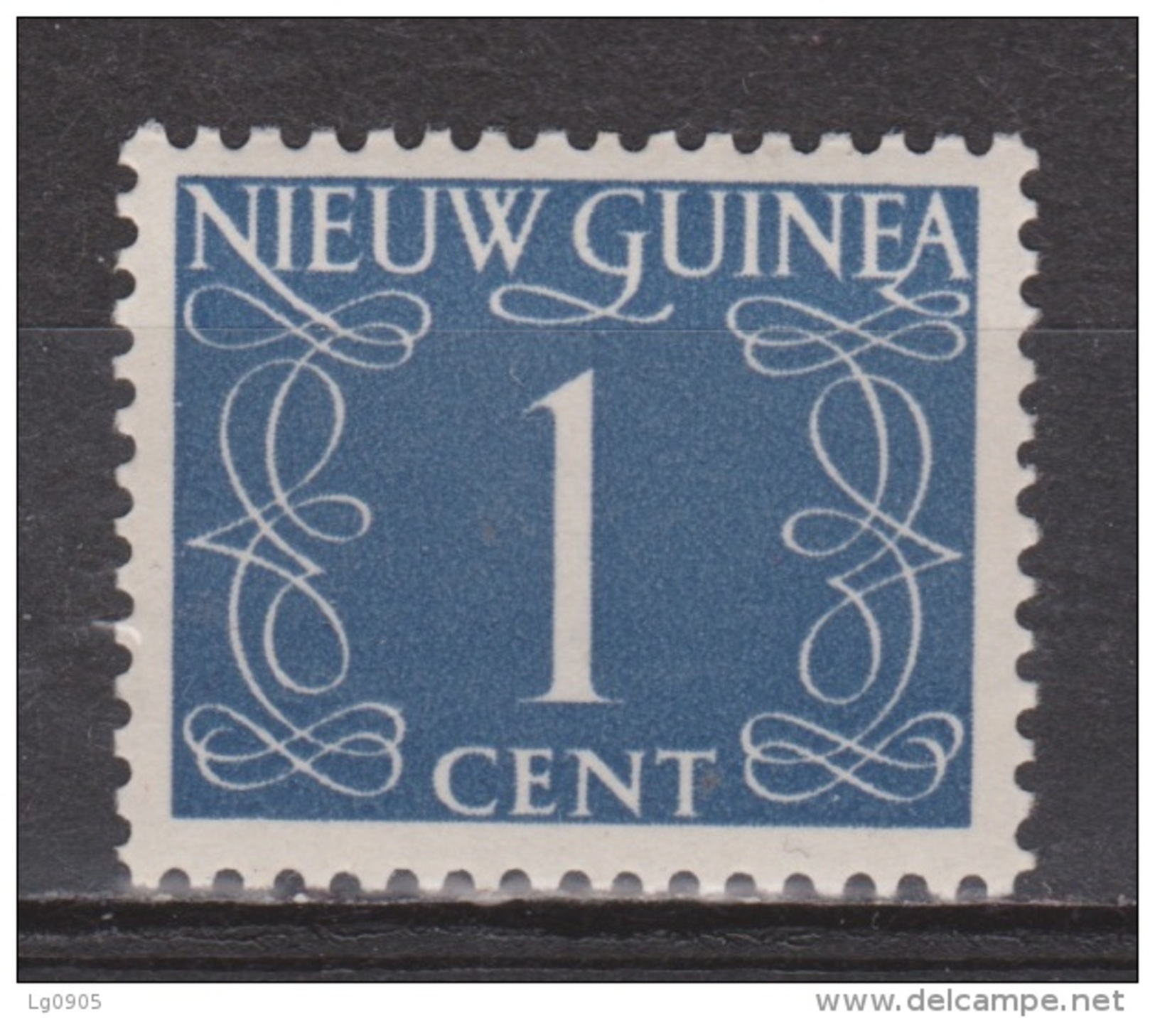 Nederlands Nieuw Guinea 1 MLH ; Cijfer, Cifre 1950 ; NOW ALL STAMPS OF NETHERLANDS NEW GUINEA - Nederlands Nieuw-Guinea