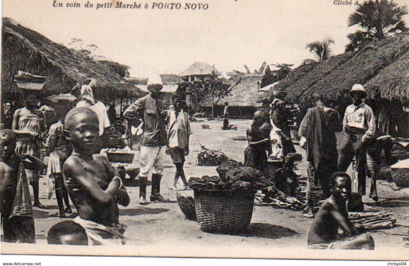 84Vn  Dahomey Porto Novo Un Coin Du Petit Marché - Dahomey