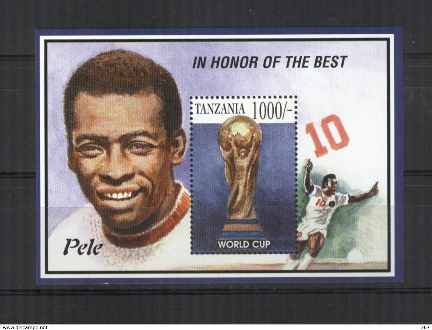 TANZANIE  BF 50A  * *   Cup  1994  Football  Fussball   Soccer Pelé - 1994 – USA