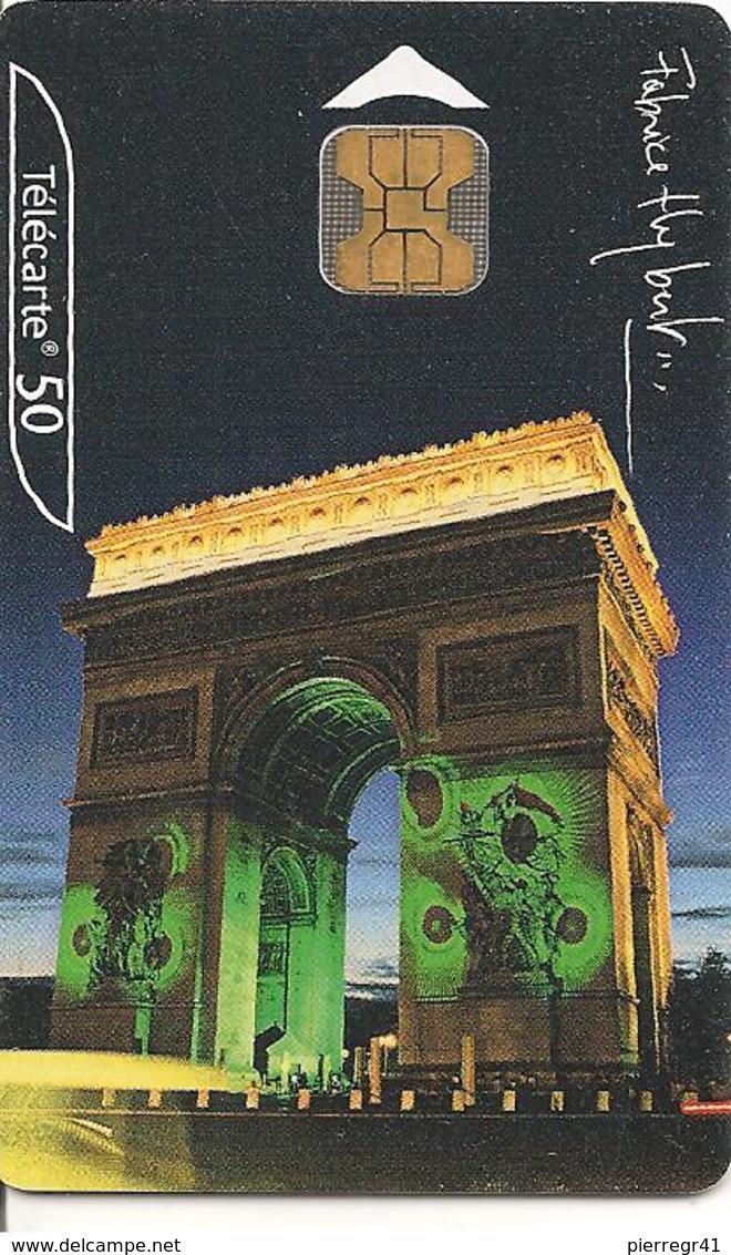 CARTE-PUBLIC-F1092A-OB2-50U-10/00-ARC DE TRIOMPHE 2-V°  N°Gras-UTILISE-TBE - 2000