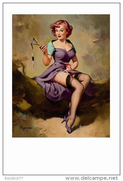 Pin Ups Of GIL ELVGREN Postcard RPPC - (124) It's A Snap, 1958 - Size 15x10 Cm.aprox. - Pin-Ups