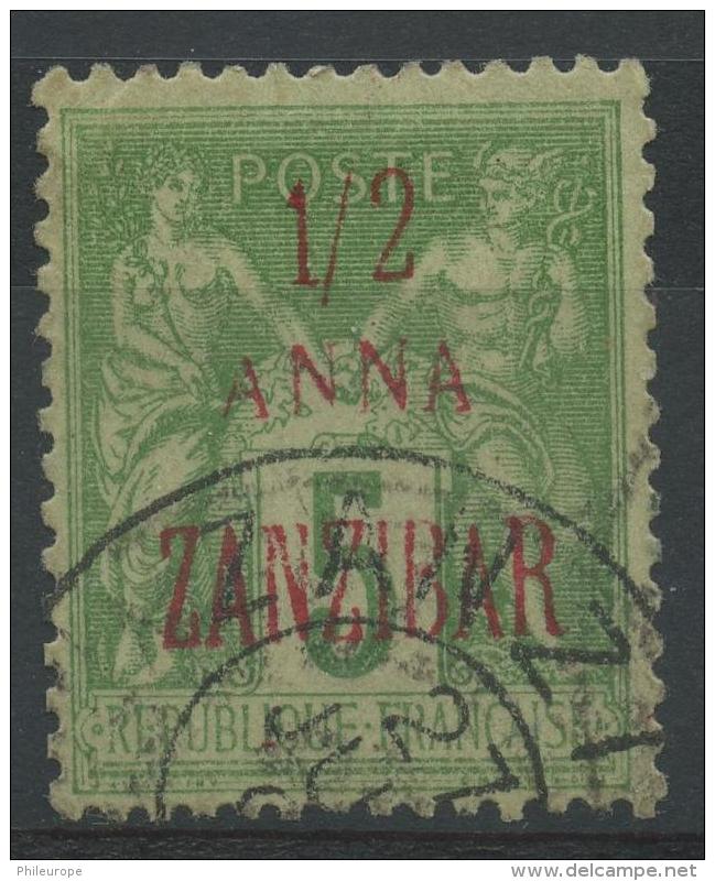 Zanzibar (1894) N 19 (o) - Oblitérés