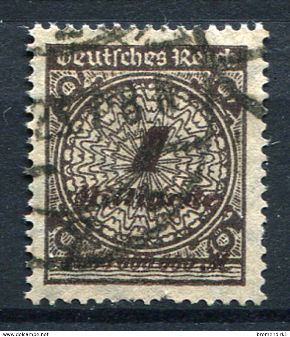 41305) DEUTSCHES REICH # 325 Wb Gestempelt GEPRÜFT Aus 1923, 120.- € - Used Stamps