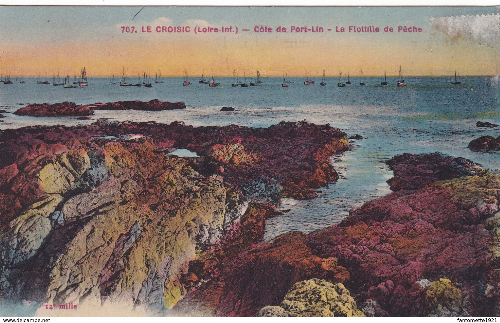 LE CROISIC COTE DE PORT LIN LA FLOTILLE DE  PECHE (dil371) - Le Croisic