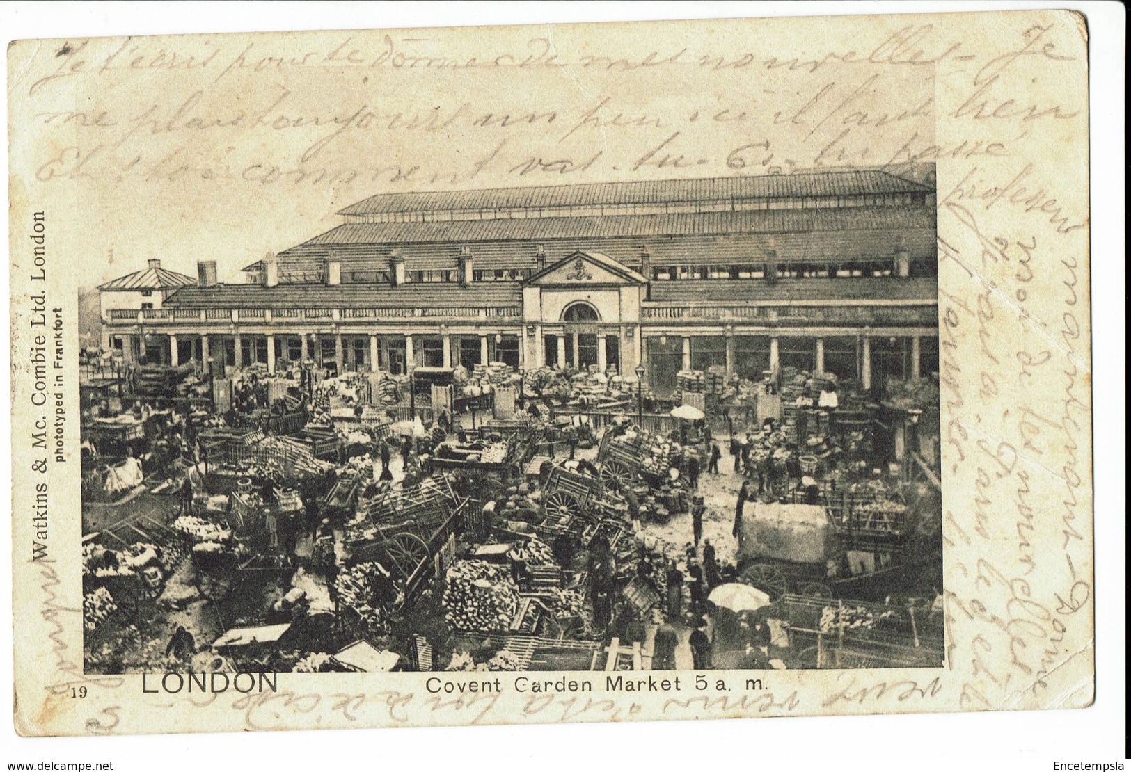 CPA - Carte Postale - Royaume Uni London - Covert Garden Market - 1903  S305 - Other & Unclassified