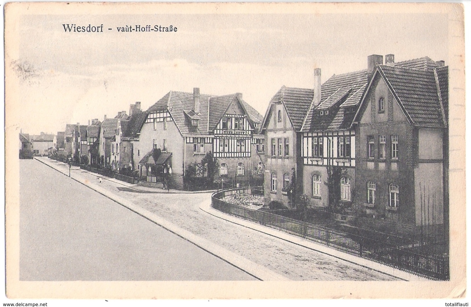 WIESDORF Leverkusen Van't Hoff Straße Einzel Villen 10.9.1921 Gelaufen - Leverkusen