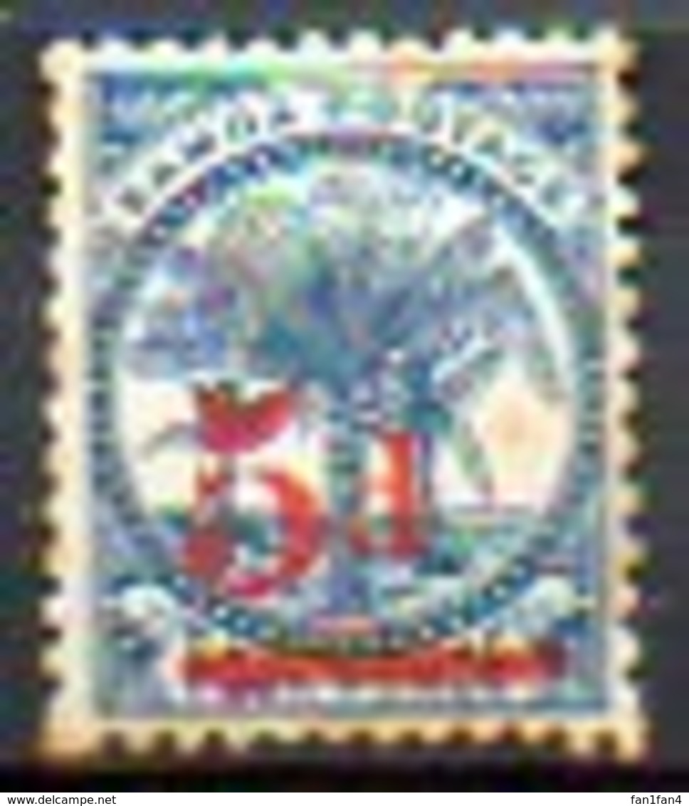 OCEANIE - SAMOA - (Poste Locale) - 1894 - N° 19 - 5 D. S. 4 P. Bleu - ((Palmiers) - Samoa