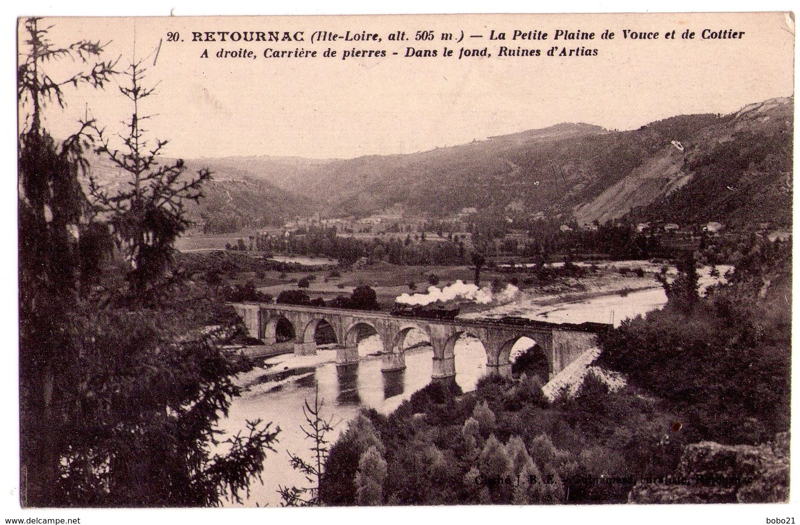 1603 - Retournac ( Hte L. ) -La Petite Plaine De Vouce Et De Cottier ( Carrières De Pierres ) - N°20 - - Retournac