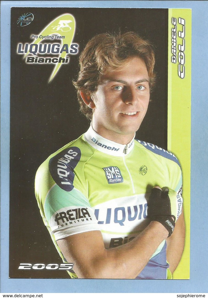 Rho (Lombardia) Daniele Colli 2 Scans Liquigas Bianchi Pro Cycling Team 2005 - Rho