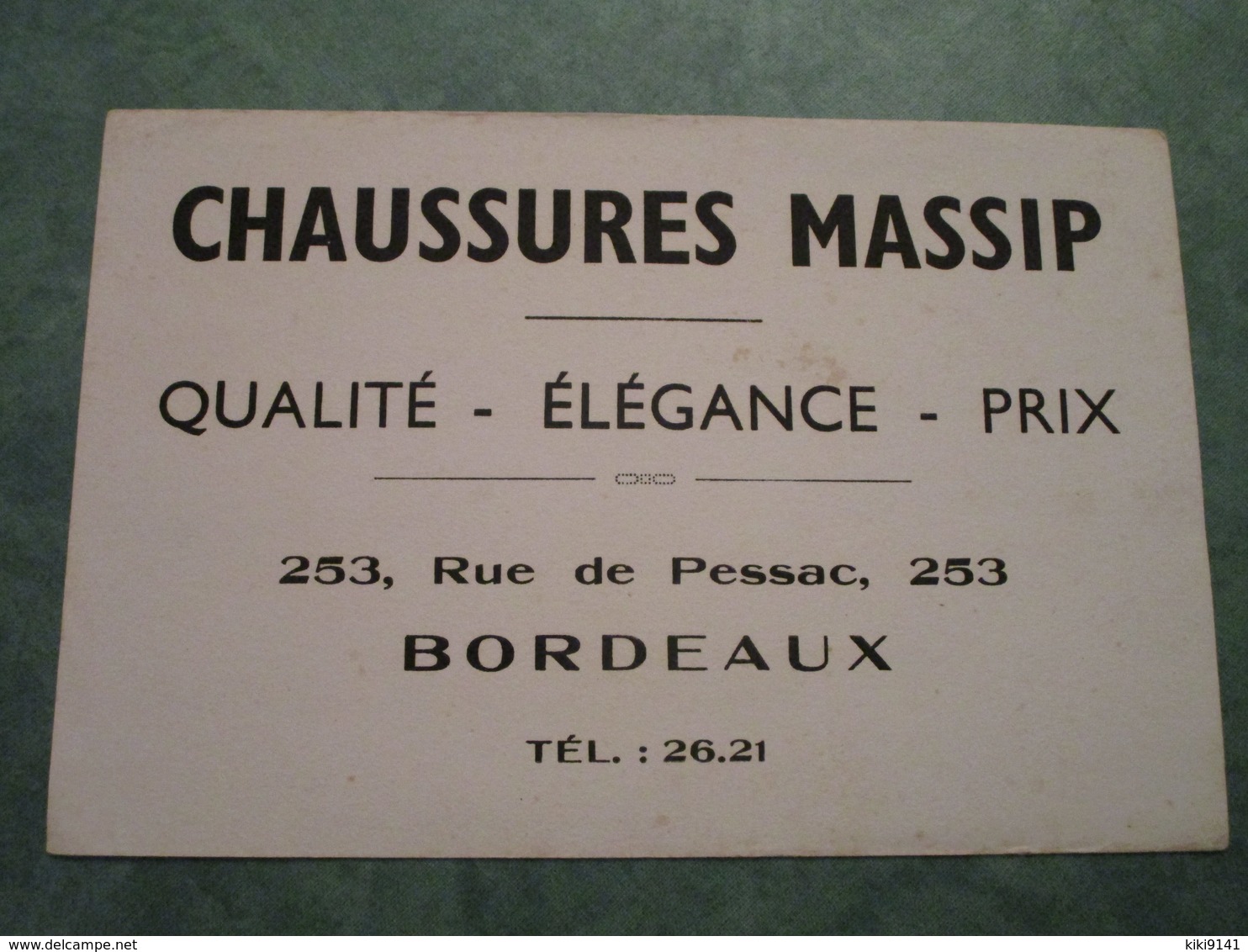 Chaussures MASSIP - Qualité-Elégance-Prix - 253, Rue De Pessac à BORDEAUX - Schuhe