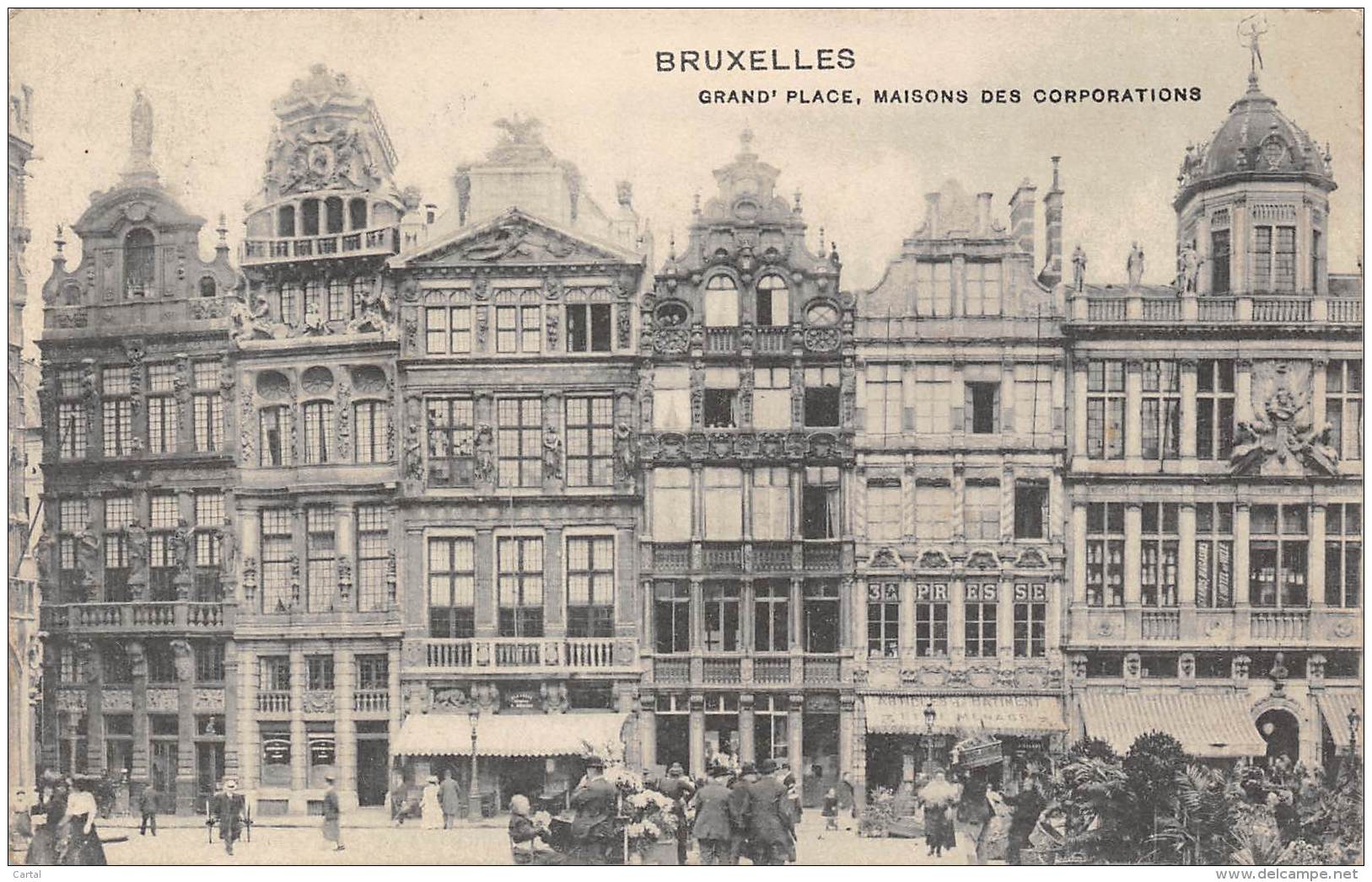 BRUXELLES - Grand'Place - Maisons Des Corporations - Marktpleinen, Pleinen