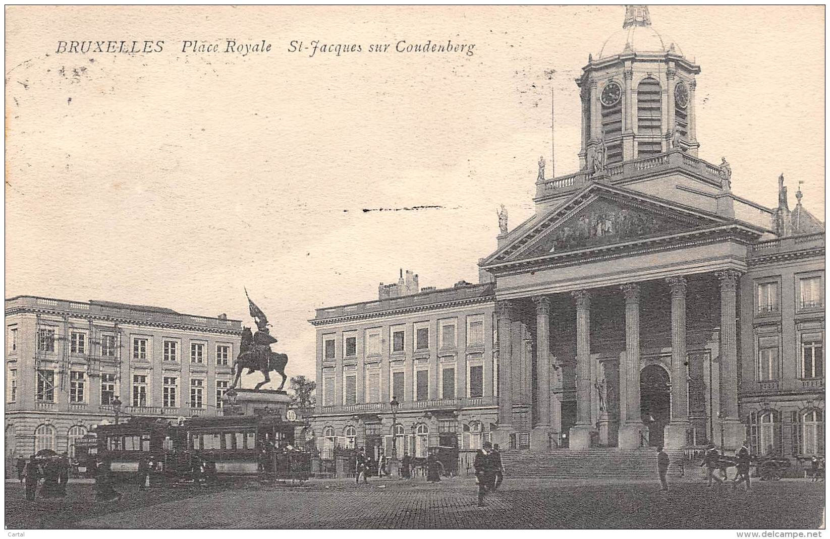 BRUXELLES - Place Royale St-Jacques Sur Coudenberg - Places, Squares