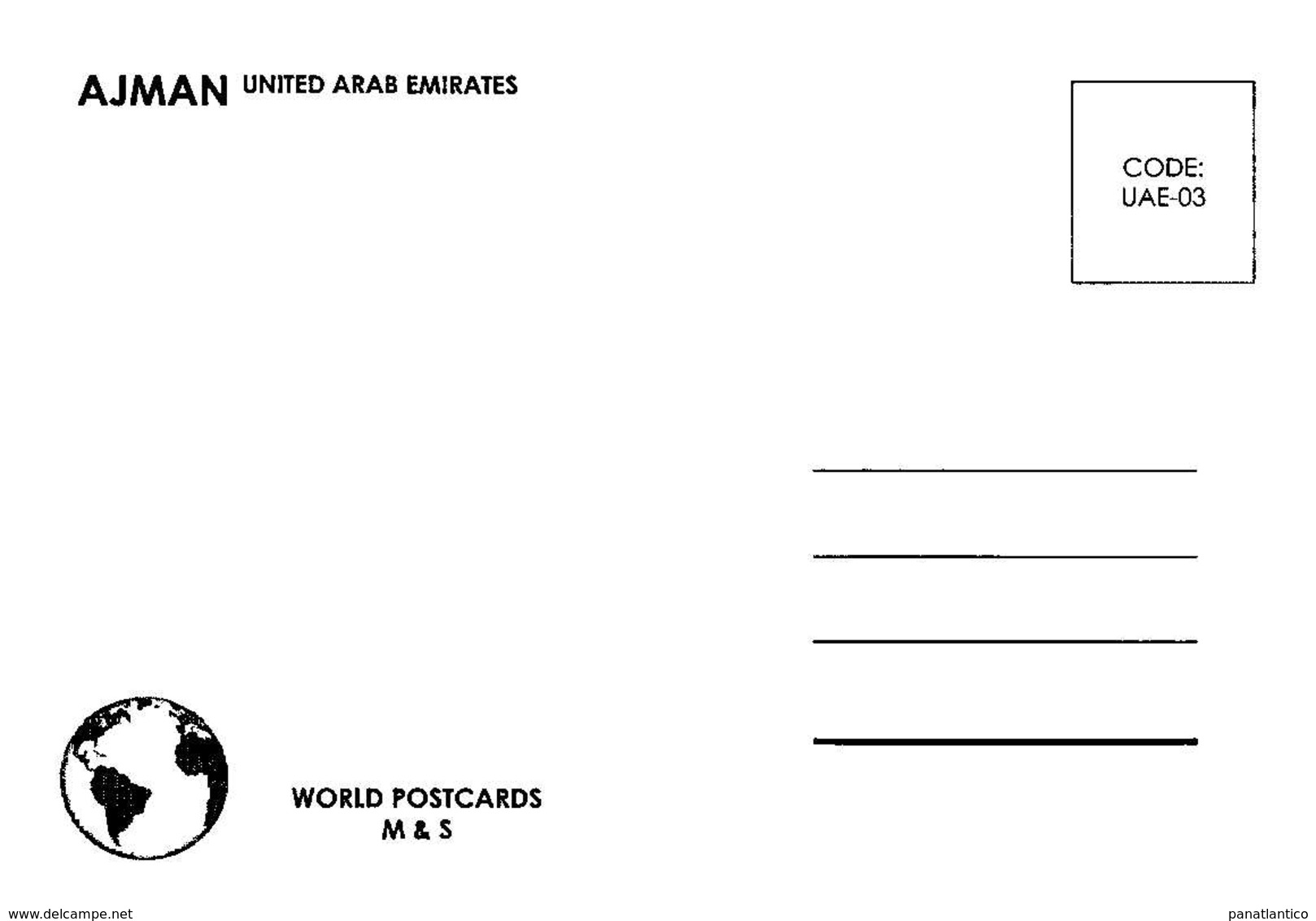 EMIRADOS ARABES UNIDOS, AJMAN, VISTA PARCIAL  [45925] - Emirats Arabes Unis