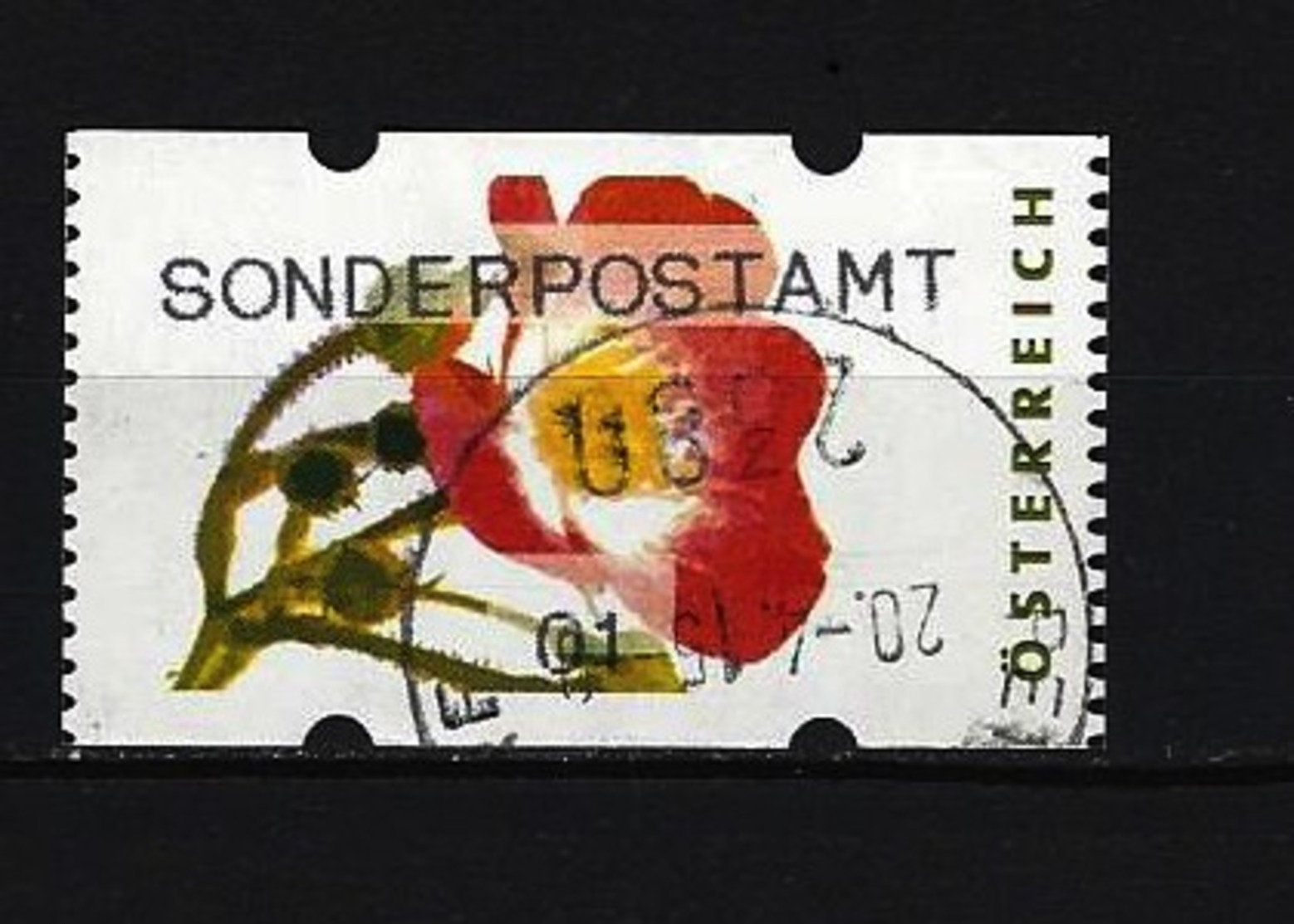 Österreich - ATM Mi-Nr.30 Blumen SONDERPOSTAMT Gestempelt (1) - Gebraucht