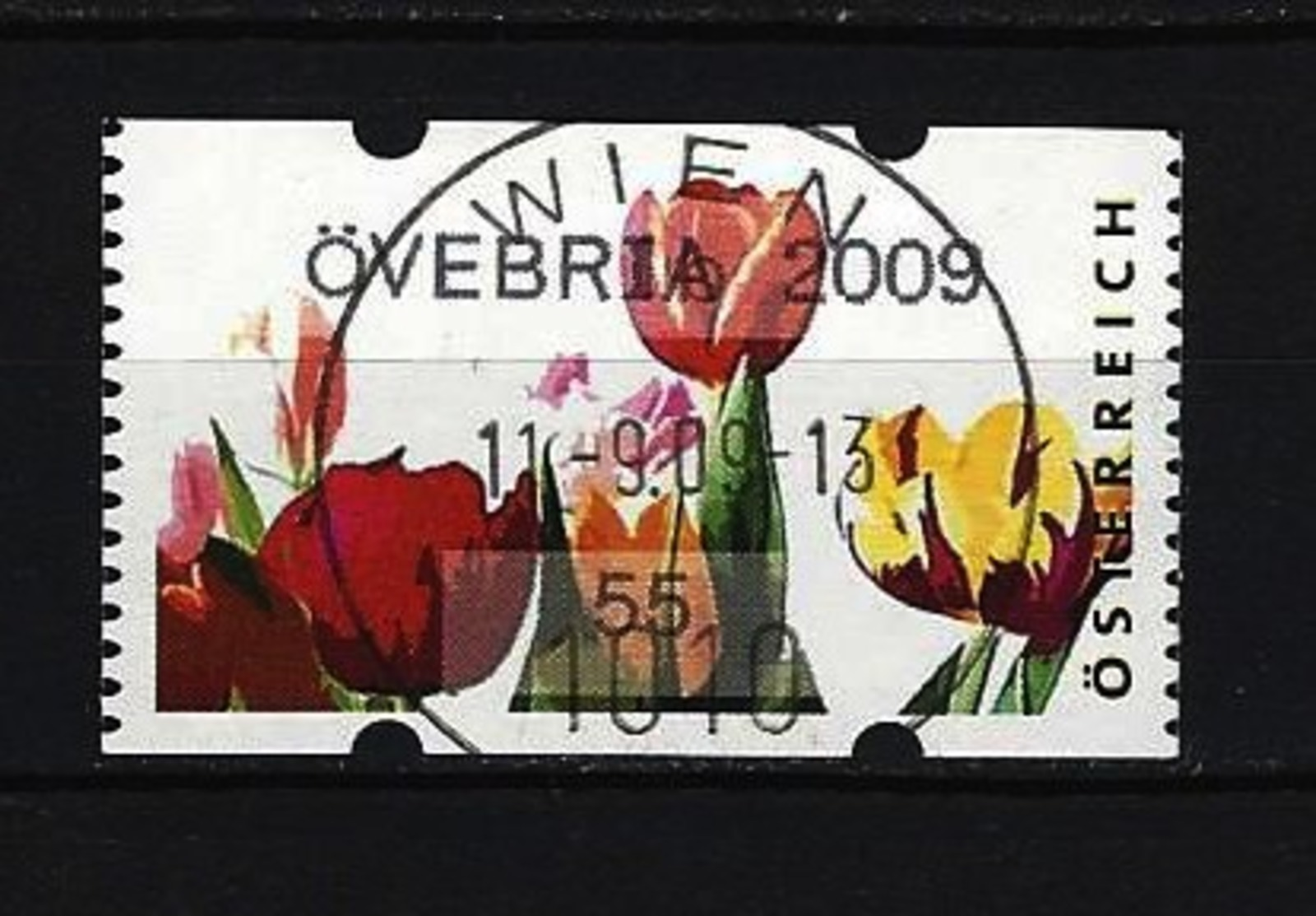 Österreich - ATM Mi-Nr. 7 Blumen ÖVEBRIA 2009 Gestempelt (1) - Gebraucht