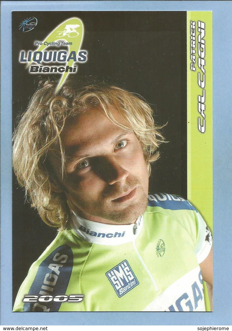 Sorengo (Tessin Suisse) Patrick Calcagni 2 Scans Liquigas Bianchi Pro Cycling Team 2005 - Sorengo