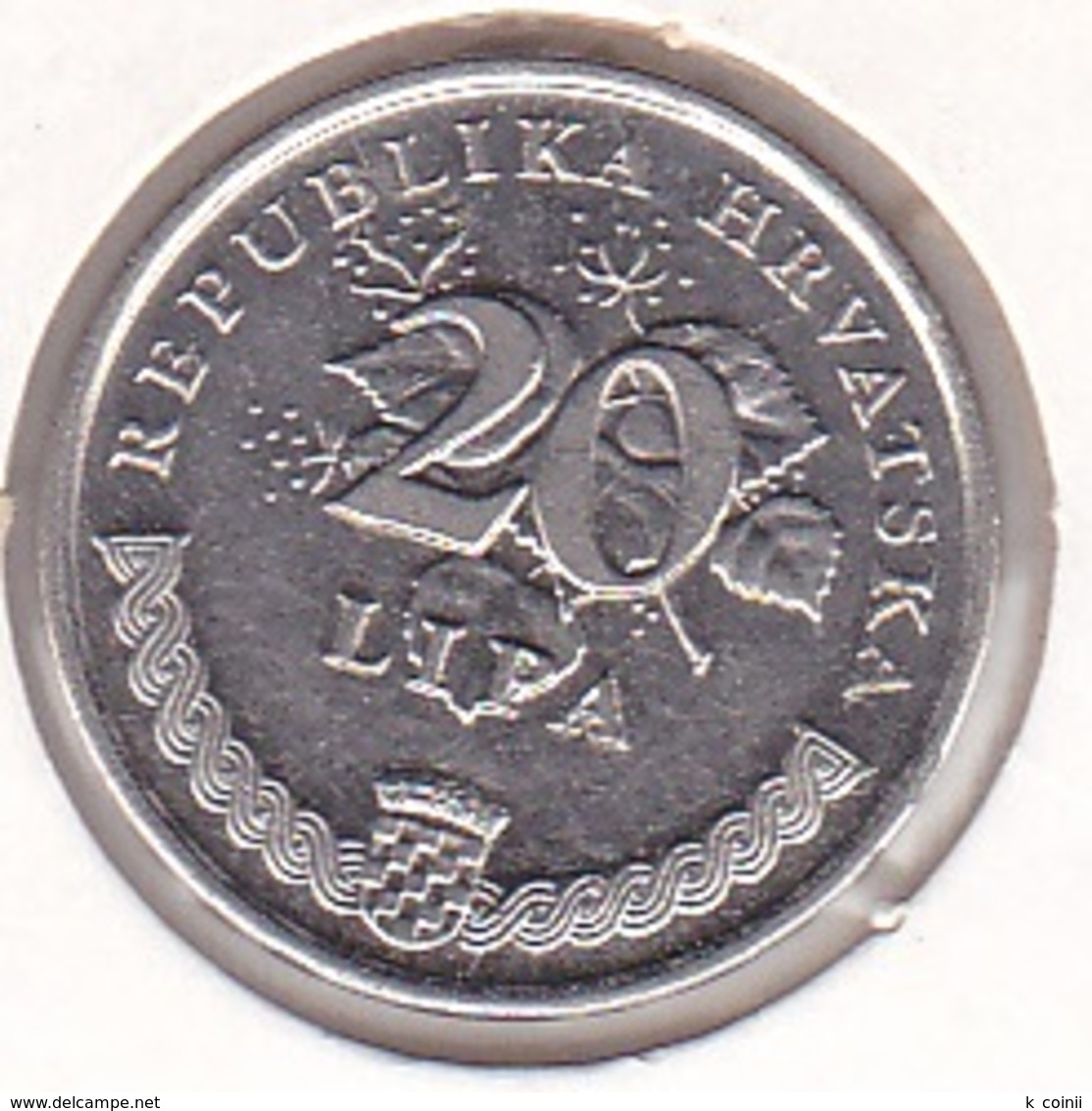 Croatia - 20 Lipa 1995 Flowers - UNC - Croatia