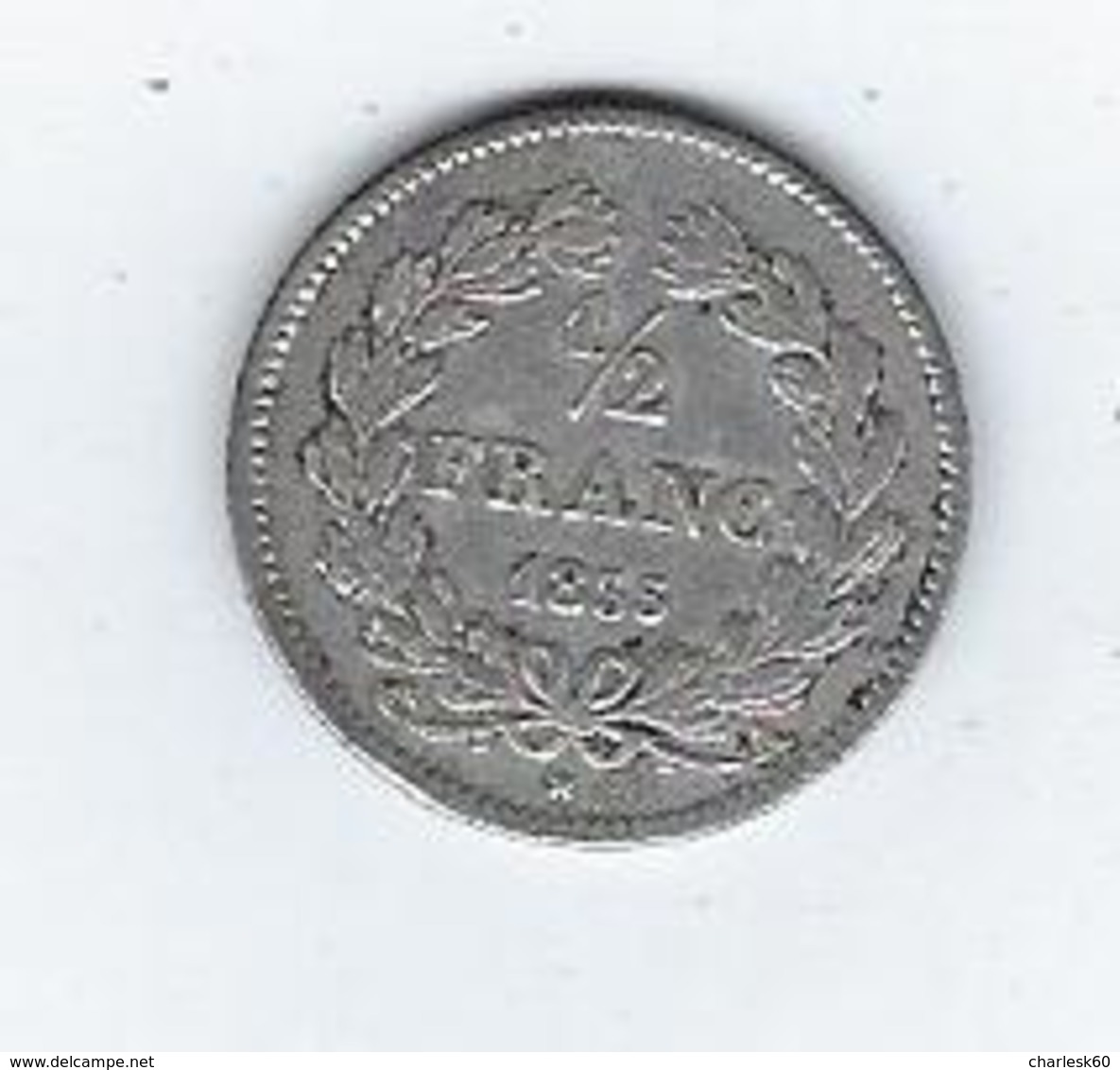 Louis Philippe 1/2 Franc 1835 A Argent - Other & Unclassified
