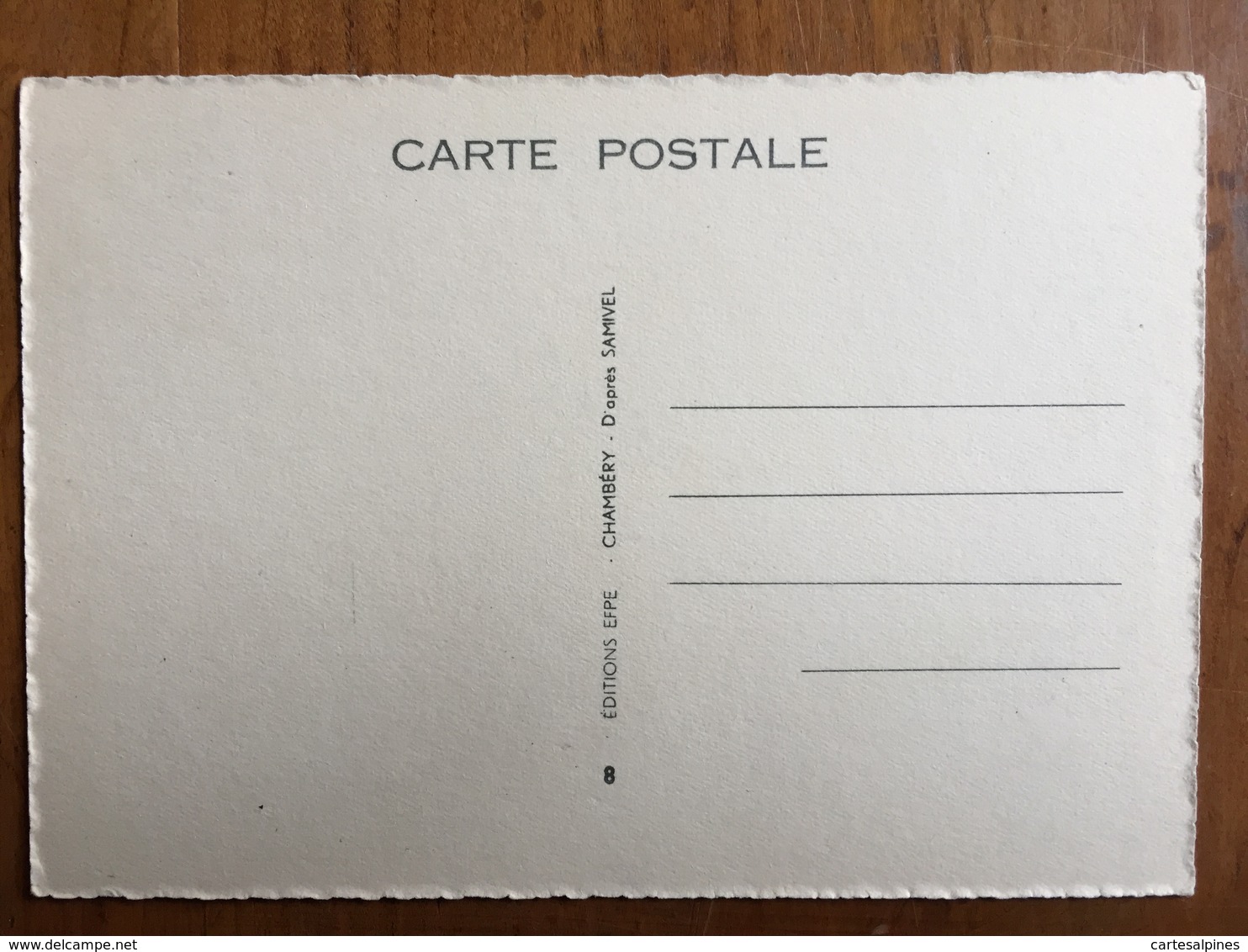 (ski) SAMIVEL: On Ne Meurt Qu'une Fois. Carte Neuve, Vers 1956. - Samivel